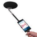 Nor1290 sound intensity probe mounted on mobile.